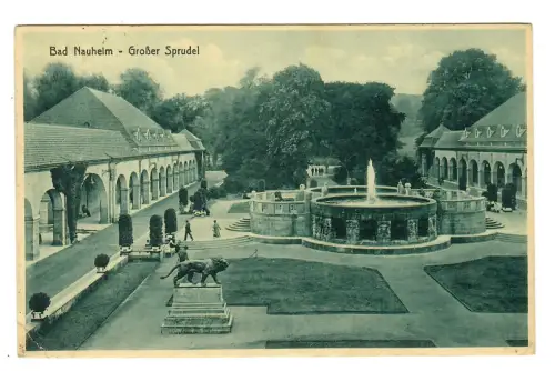 AK Bad Neuheim, Großer Sprudel, 11558
