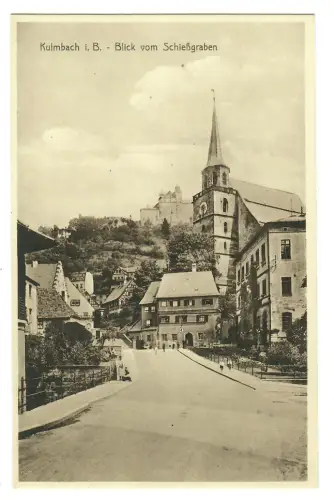 AK Kulmbach, Blick vom Schießgraben, 11389