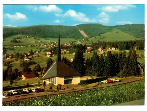 AK Falkau, Teilansicht mit St. Elisabeth Kapelle, 11027