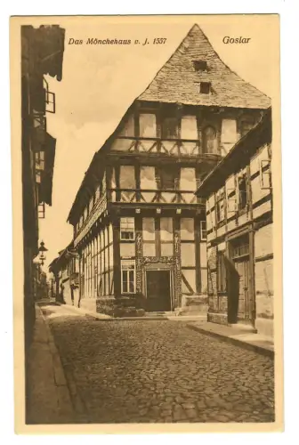 AK Goslar, Mönchehaus, 11480