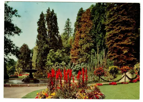 AK Überlingen, Stadtgarten, 10858