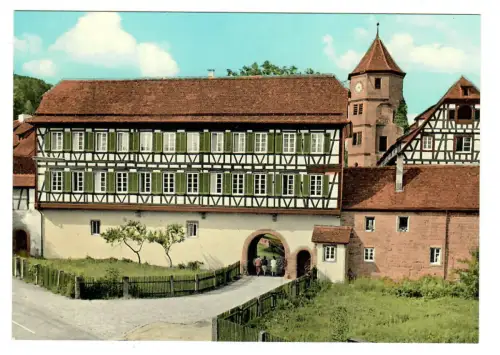 AK Calw, Kloster Hirsau, Eingang mit Glockenturm, 10395