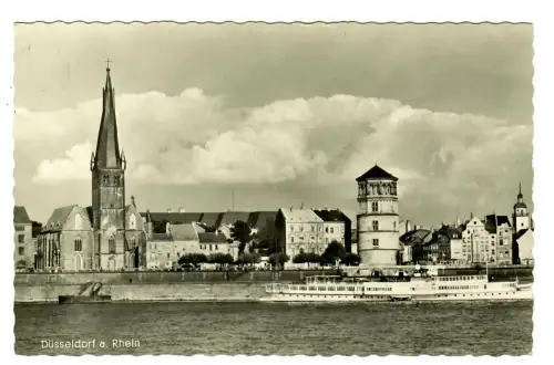 AK Düsseldorf, Partie am Rhein, 11470