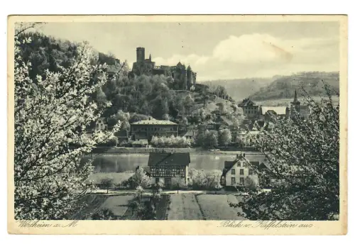 AK Wertheim, Blick vom Kaffelstein aus, 11395