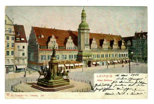 AK Leipzig, Altes Rathaus, 11430