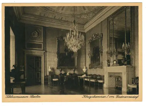 AK Berlin, Schlossmuseum - Königskammer I von Erdmannsdorf, 10974