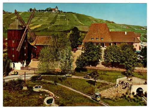 AK Tripsdrill, Altweibermühle, Gasthaus Tierpark Eisenbahn - 10463