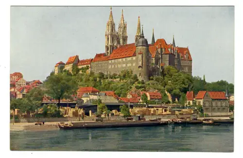 AK Meissen Albrechtsburg und Dom, 10745