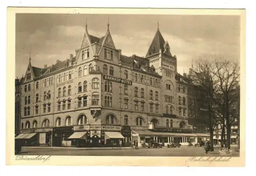 AK Düsseldorf - Bahnhof-Hotel - 10404