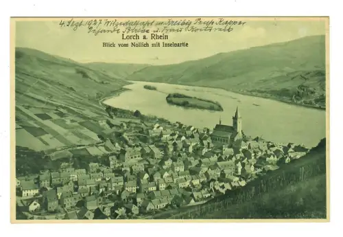 AK Lorsch, Teilansicht mit Inselpartie, 12113