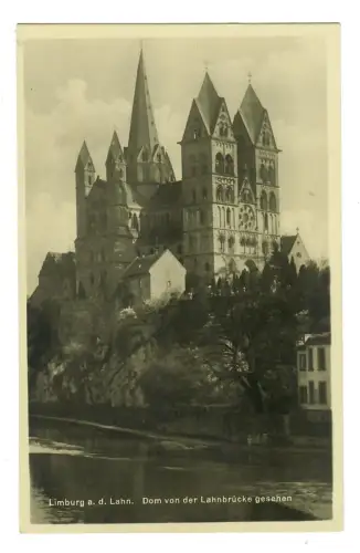 AK Limburg an der Lahn, Dom von der Lahnbrücke aus, 12116