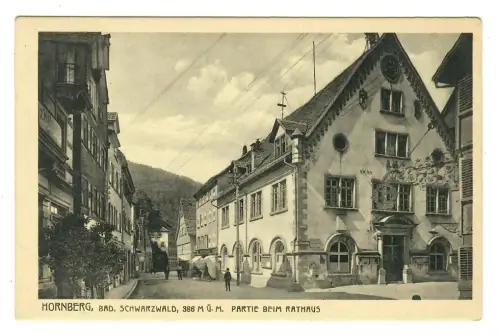 AK Hornberg, Partie beim Rathaus, 12127