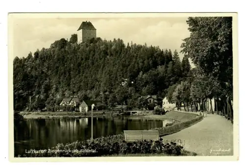 AK Ziegenrück, Blick auf die Kemenate, 12140