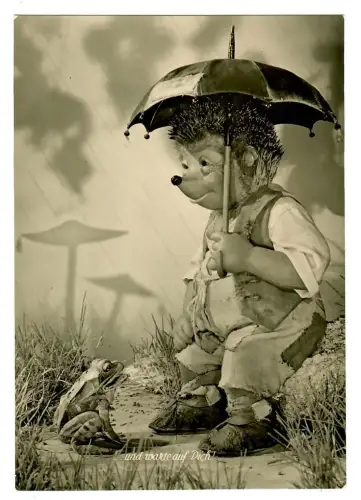 AK Mecki, Igel unterm Regenschirm ... und warte auf Dich!, 12156