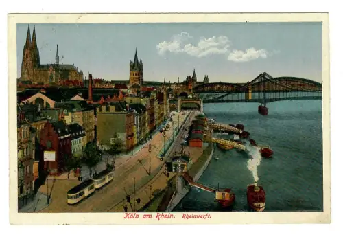 AK Köln, Rheinwerft, 11747