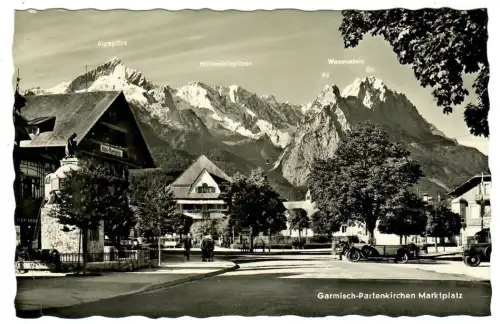 AK Garmisch-Partenkirchen, Marktplatz, 10635