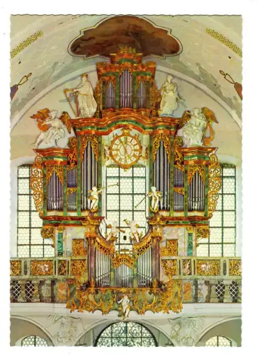 AK St. Peter, Schwarzwald, Barocke Pfarrkirche Peter und Paul, Orgel, 11041