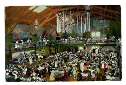 AK Leipzig, Luna Park am Ausee, Innenansicht, 11468