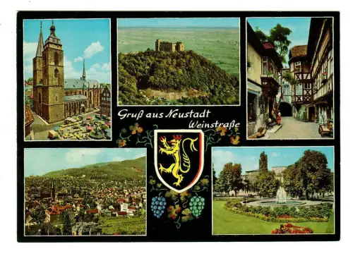 AK Neustadt Weinstraße, Mehrbildkarte, 10232