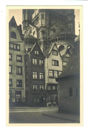 AK Köln, Altstadt vor der St. Martinskirche, 11654