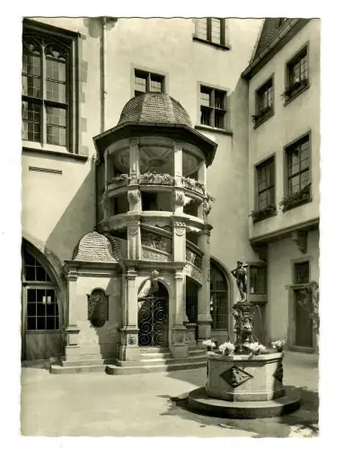 AK Frankfurt, Wendeltreppe am Römerhöfchen, 11553
