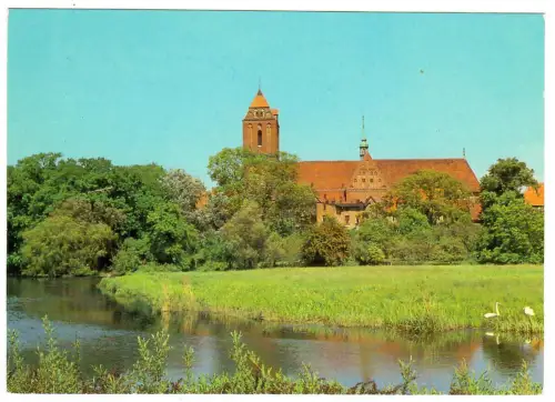 AK Güstrow, Blick zum Dom, 10848