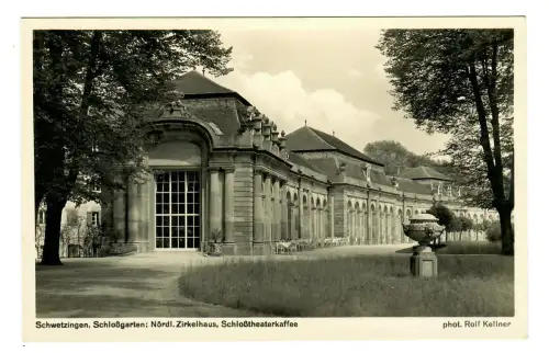 AK Schwetzingen, Schloßgarten Zirkelhaus, 11566