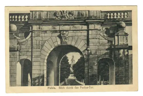 AK Fulda, Blick durch das Paulustor, 11514