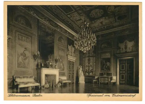 AK Berlin, Schlossmuseum - Speisesaal von Erdmannsdorf, 10980
