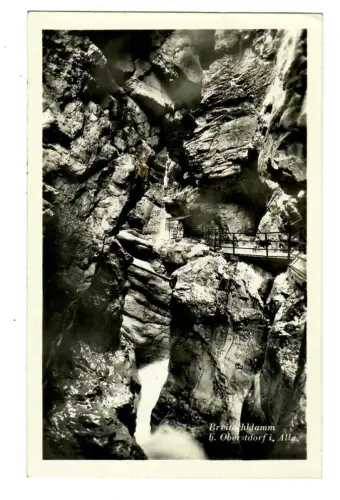 AK Oberstdorf/ Allgäu, Breitachklamm, 10624