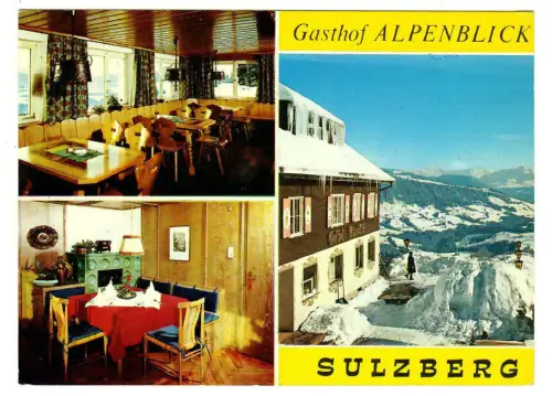 AK Sulzberg Gasthof Alpenblick Voralberg - 10370