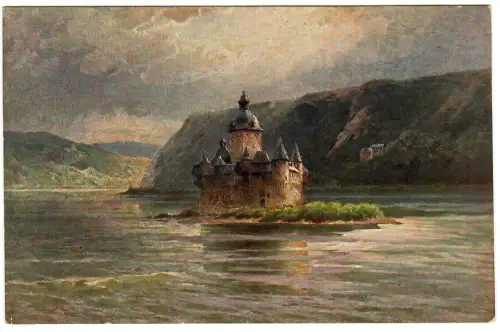 AK Kaub, Burg Pfalzgrafenstein, 11058