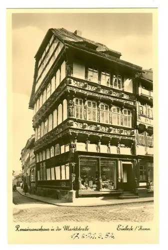 AK Einbeck , Renaissancehaus in der Marktstraße, 11488
