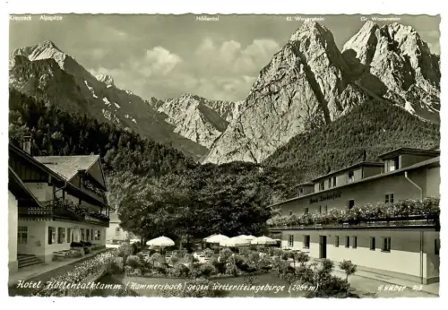 AK Hammersbach Grainau, Hotel Höllentalklamm, 10677