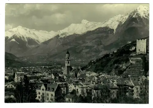 AK Meran, Südtirol Panorama Alpen, 10224