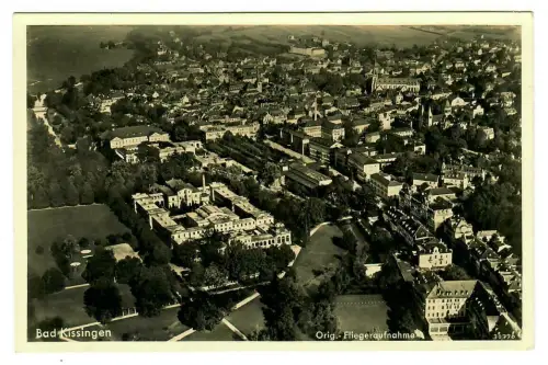 AK Bad Kissingen - Panorama -  Original Fliegeraufnahme, 10090