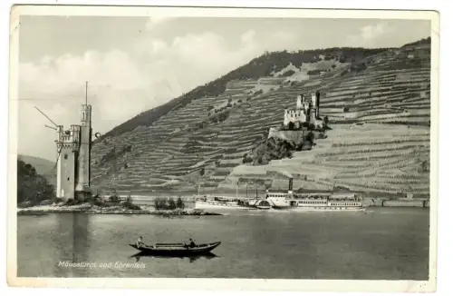 AK Bingen,  Mäuseturm und Ehrenfels, 10828