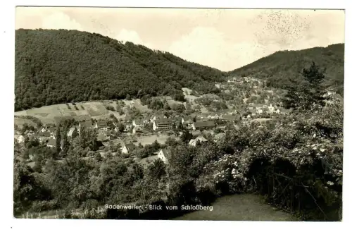 AK Badenweiler, Blick vom Schloßberg, 10702