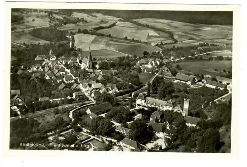 AK Bödigheim i. Baden mit Schloß und Burg - 10541