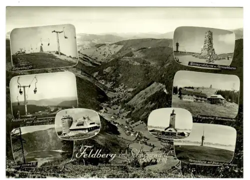 AK Feldberg im Schwarzwald - Blick ins Wiesental - 10409