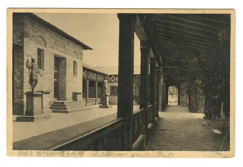 AK Saalburg, Kastell, Peristyl mit Umgang, 11778