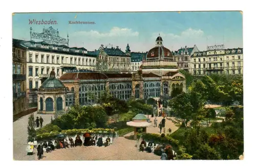 AK Wiesbaden, Kochbrunnen, 11813