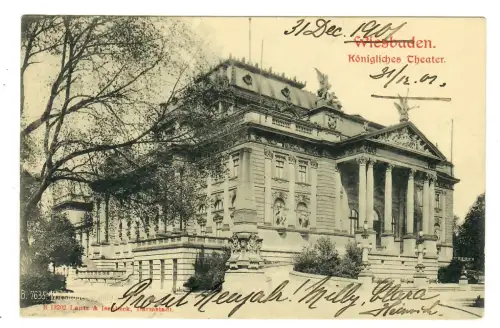 AK Wiesbaden, Königliches Theater, 11815