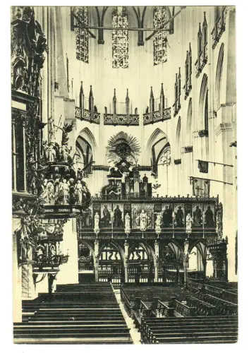 AK Lübeck, Marienkirche, Innenansicht, 11233