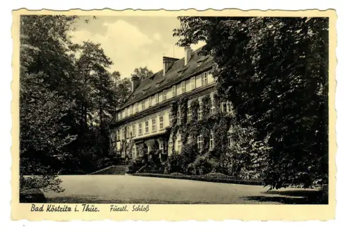 AK Bad Köstritz, Fürstliches Schloß, Vorderansicht, 11145