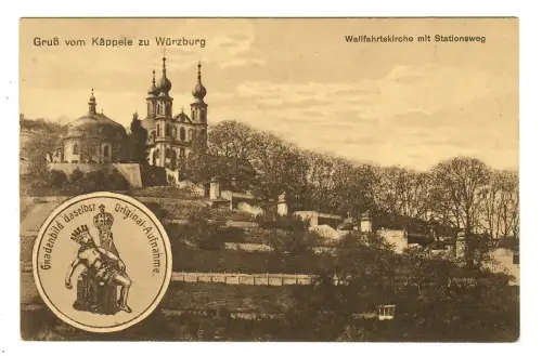 AK Würzburg, Wallfahrtskirche Käpple, 11817