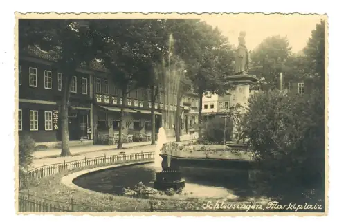 AK Schleusingen, Marktplatz, 11800