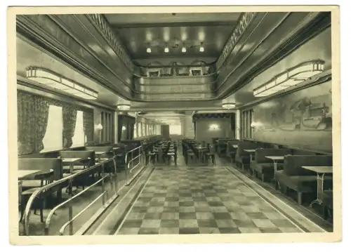 AK Hamburg Wandsbek, Kaffeehaus Lorenz, Innenraum, 11189