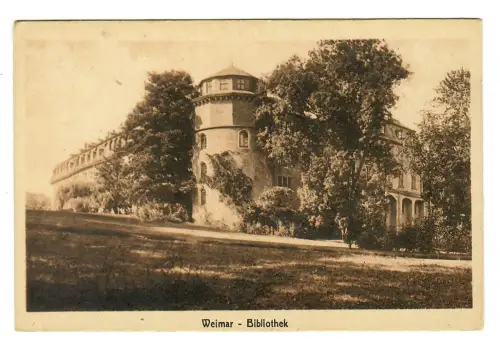 AK Weimar, Bibliothek, 11808