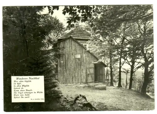 AK Ilmenau, Goethehäuschen auf dem Kickelhahn, 11791